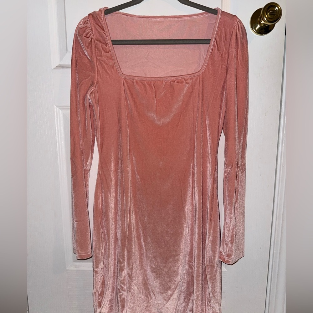Velvet Midi Dress